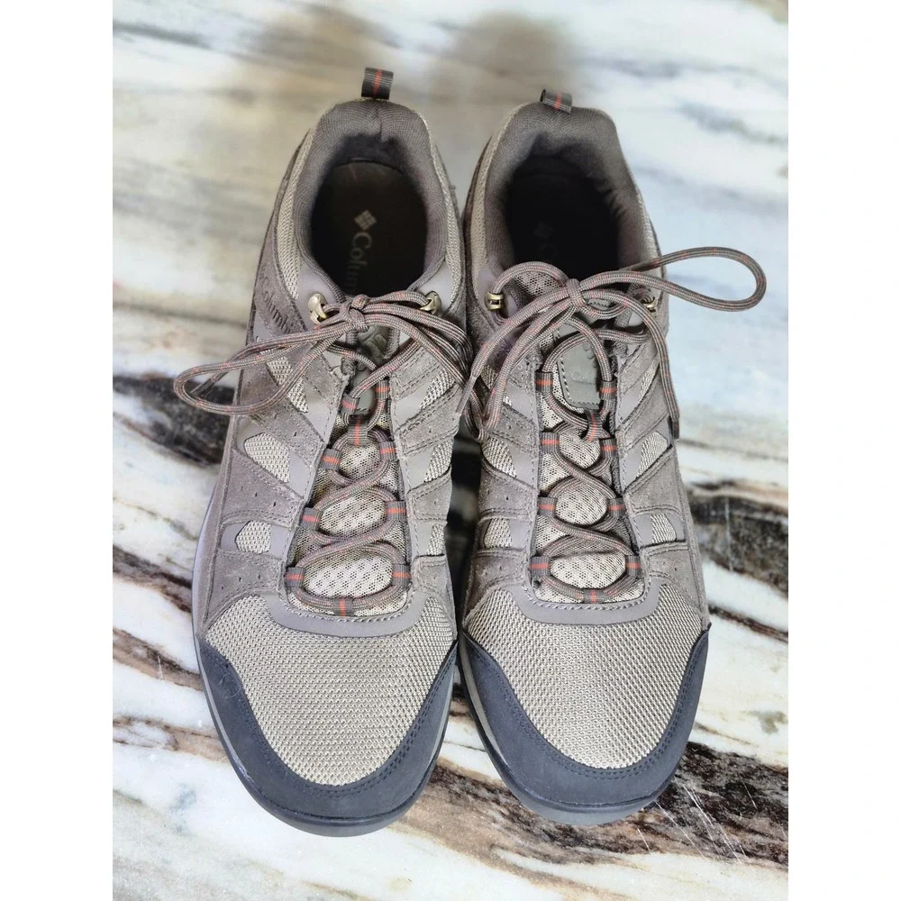 Columbia Mens Waterproof Hiking Shoes Pebble Size 14 Gorpcore Outdoors